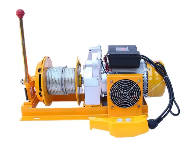 

500-1000kg electric winch with clutch