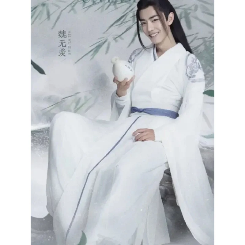 25COSMDZS Kostum Kuno Hanfu Wei Wuxian Lan Wangji Jiang Yanli Kehangatan COS Wenqing Kostum Pertunjukan Kostum Seni Bela Diri