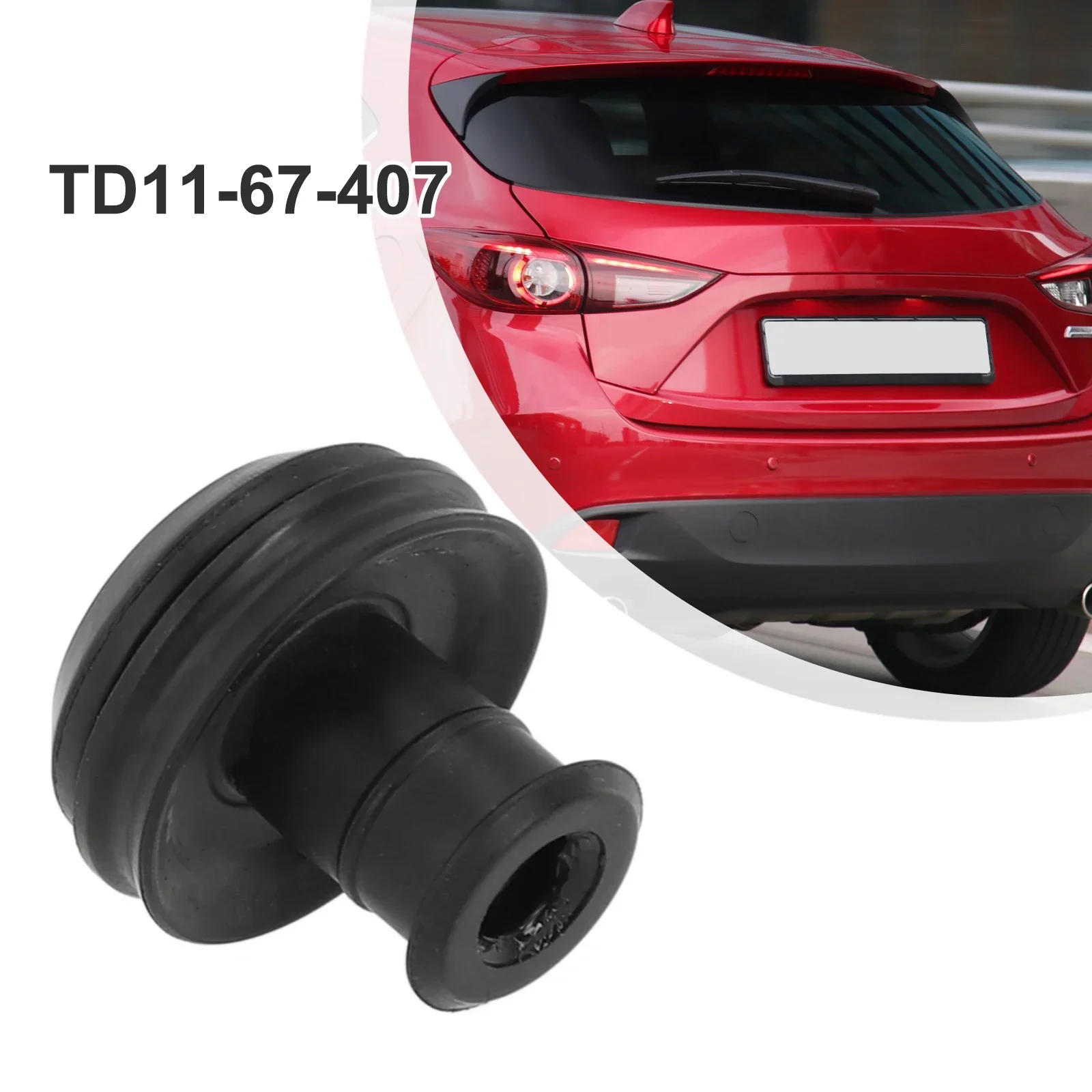 

1pc Car Wiper Motor Bushing Fits For Mazda CX-9 2007-2015/ CX-5 2013-2019/ 3 5 2012-2015 #TD11-67-407A Black ABS Wear Parts