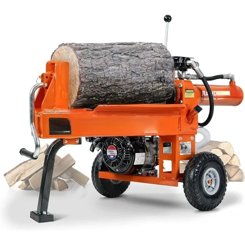 

Log Splitter Portable 20 Ton Rapid Auto Return Ram System Bucher Gear Pump 7 Engine Horizontal Full Beam Steel Wedge