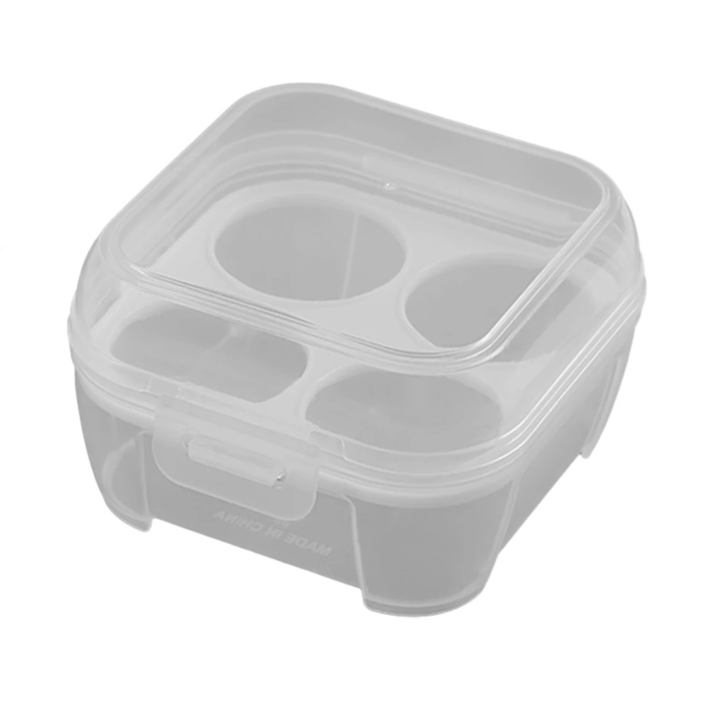 Individual Compartment Outdoor Camping Picnic Egg Container Hold Vegetables Clear Visibility Hanging Hole Large Capacity