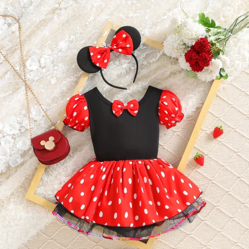 

FC6Anime Children's Cosplay Costume, Performance Dress for Girls, New Short Sleeved Performance Princess Dress, Cute Mouse @FC8！