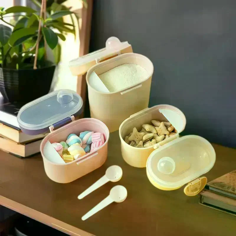 Pojemnik na mleko w proszku dla niemowląt, przenośny, duża pojemność, do pakowania przekąsek, pojemnik do przechowywania żywności.