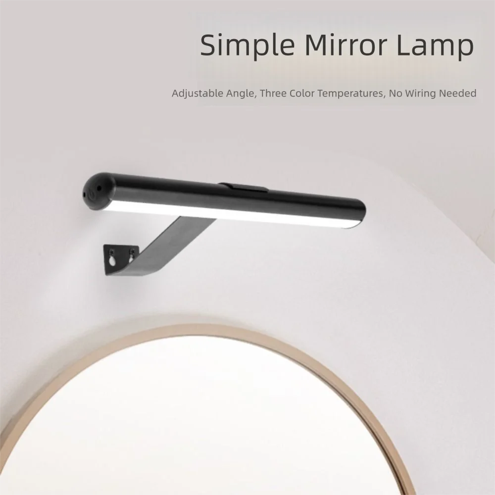 

3 Color Dimming LED Magnetic Wall Lamp Rechargeable Detachable Wireless Picture Light Energy Saving Modern Design