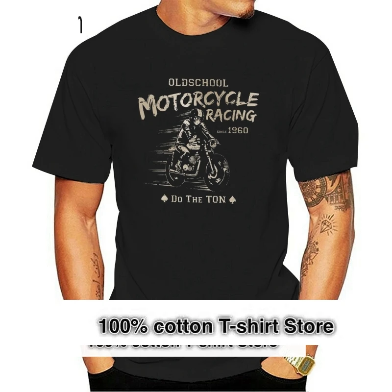 2024 Hot Sale 100% cotton Oldschool Motorcycle Racings T-Shirt Cafe Racer NineT R NineT Scrambler Tees Tee shirt