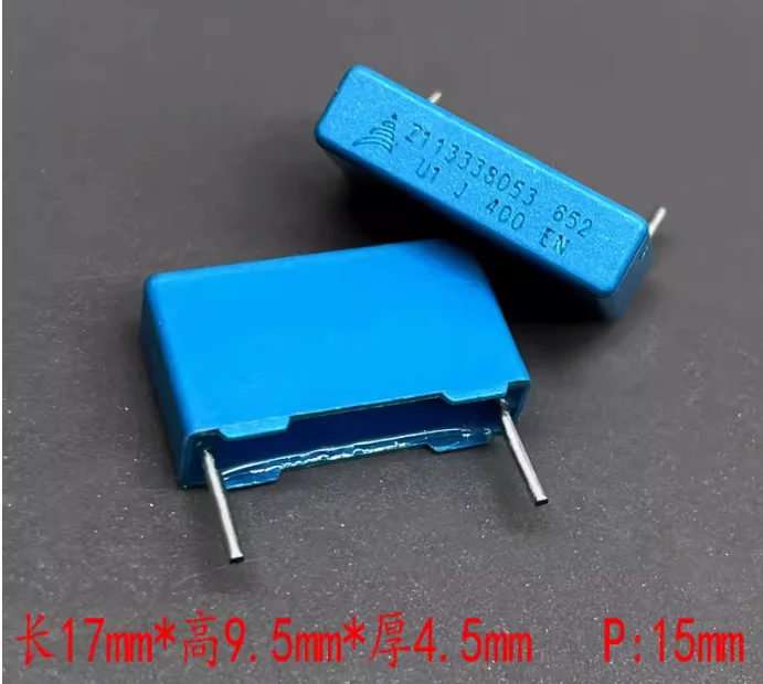 10ชิ้นตัวเก็บประจุแบบฟิล์มนิรภัยสำหรับเท้าทำจากทองแดง100nF 0.1uF 400V 104