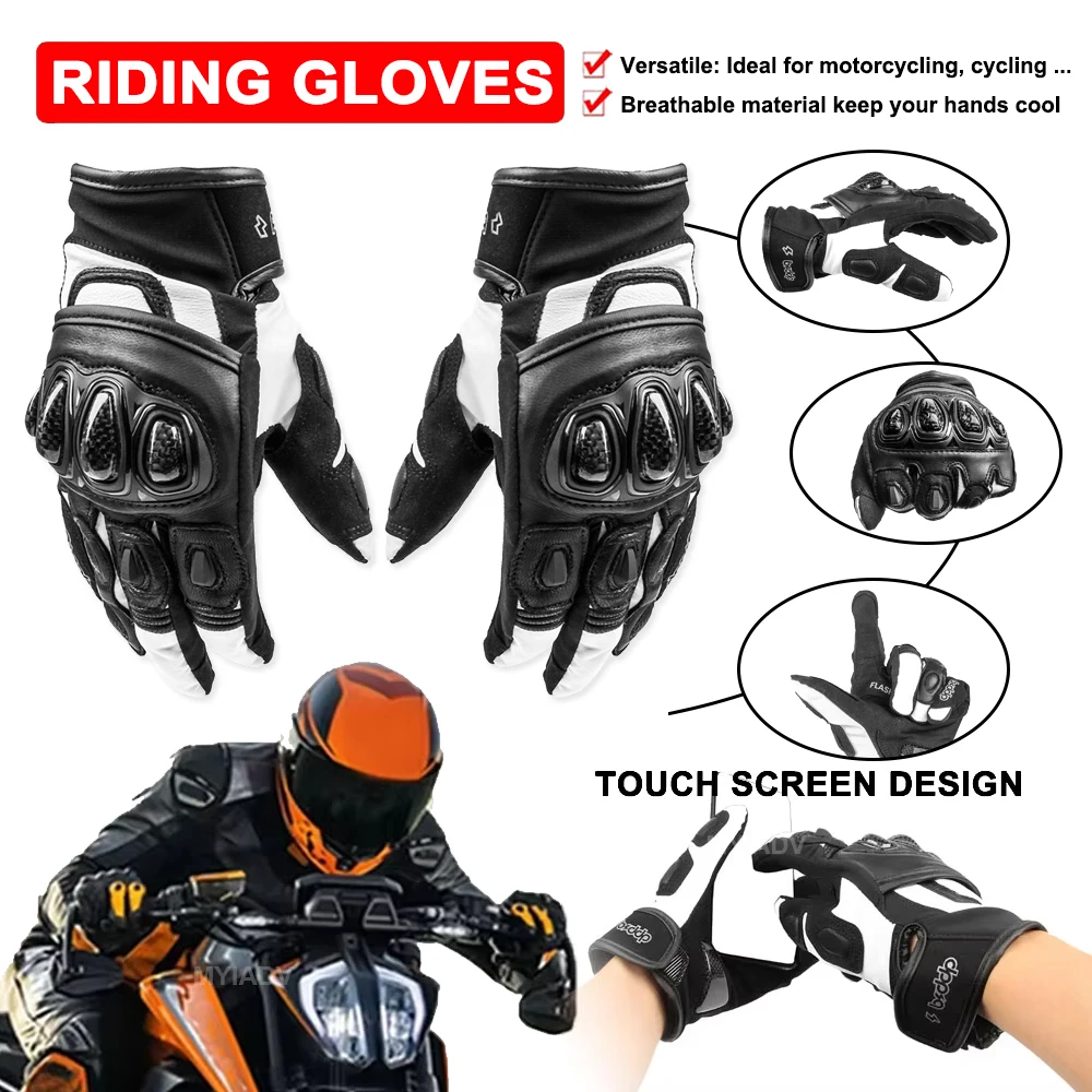 

Motorcycle Gloves Universal Riding Windproof Winter Warmth Touchable Screen Racing Snow Motocross Gloves Men Women Finger Glove