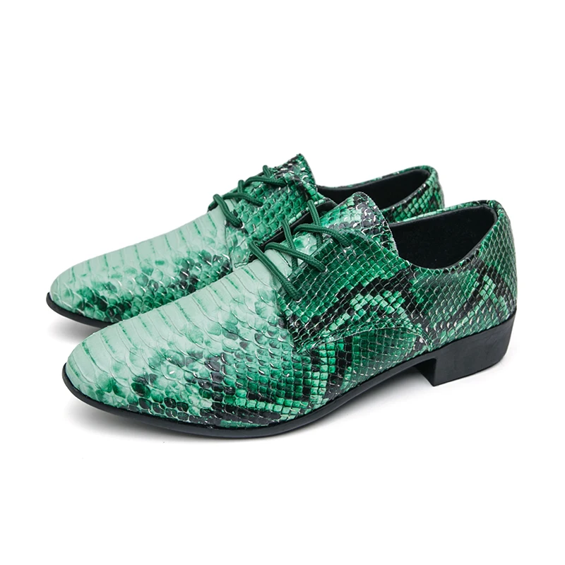 Green Leather Shoes
