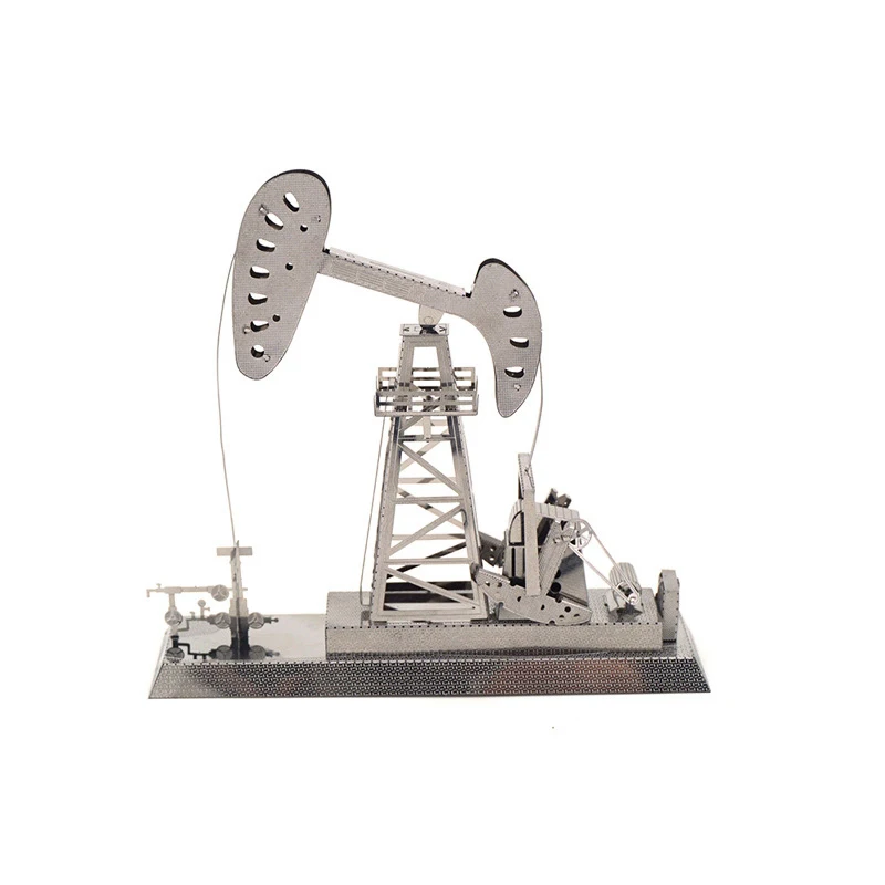 3D Metal Puzzle oil rigs DIY model KITS Assemble Jigsaw Puzzle Gift Toys For Children