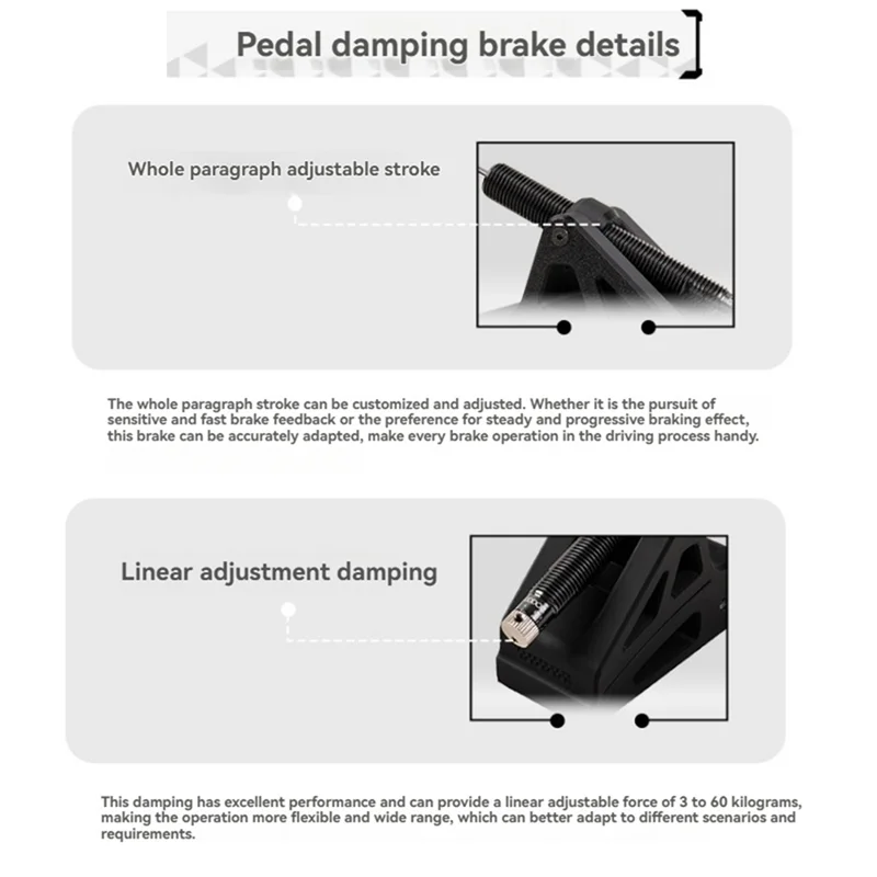 AC52-Simulated Racing Modification Racing Gaming Pedal Special Hydraulic Damping Kit For FANATEC CSL Pedal
