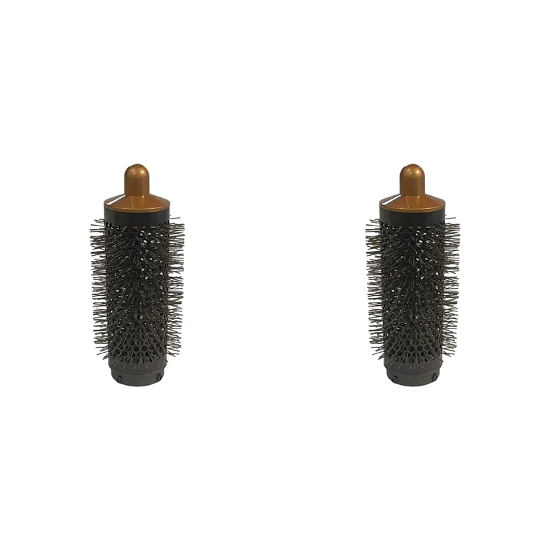 

【Горячая распродажа】2X цилиндрическая расческа для аксессуаров Dyson Airwrap Styler, инструмент для завивки волос, золотой и серый