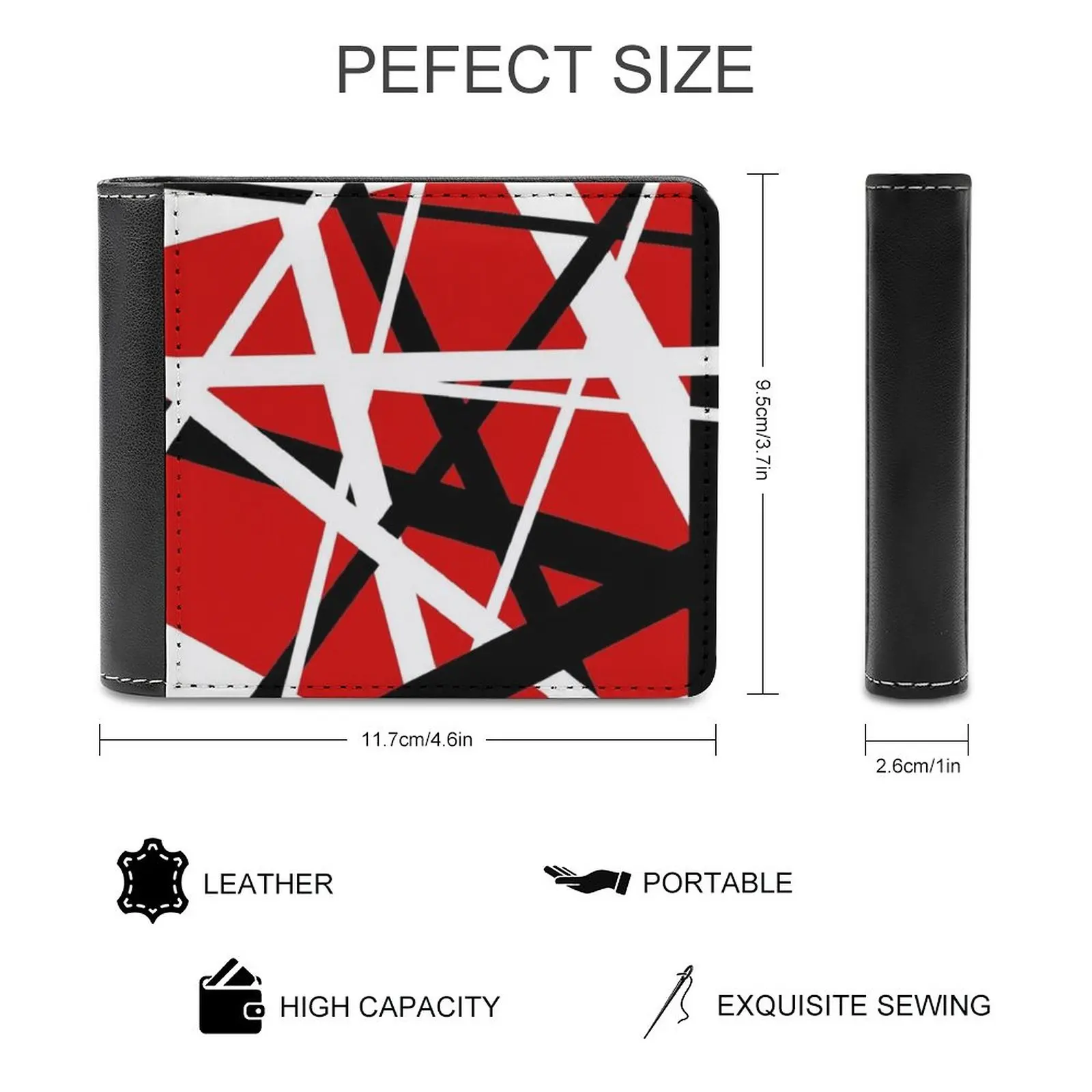 Best Of The Best Men's Wallet Purses Wallets New Design Dollar Price Top Men Leather Wallet Sleeve Guitaris Old School Patterns