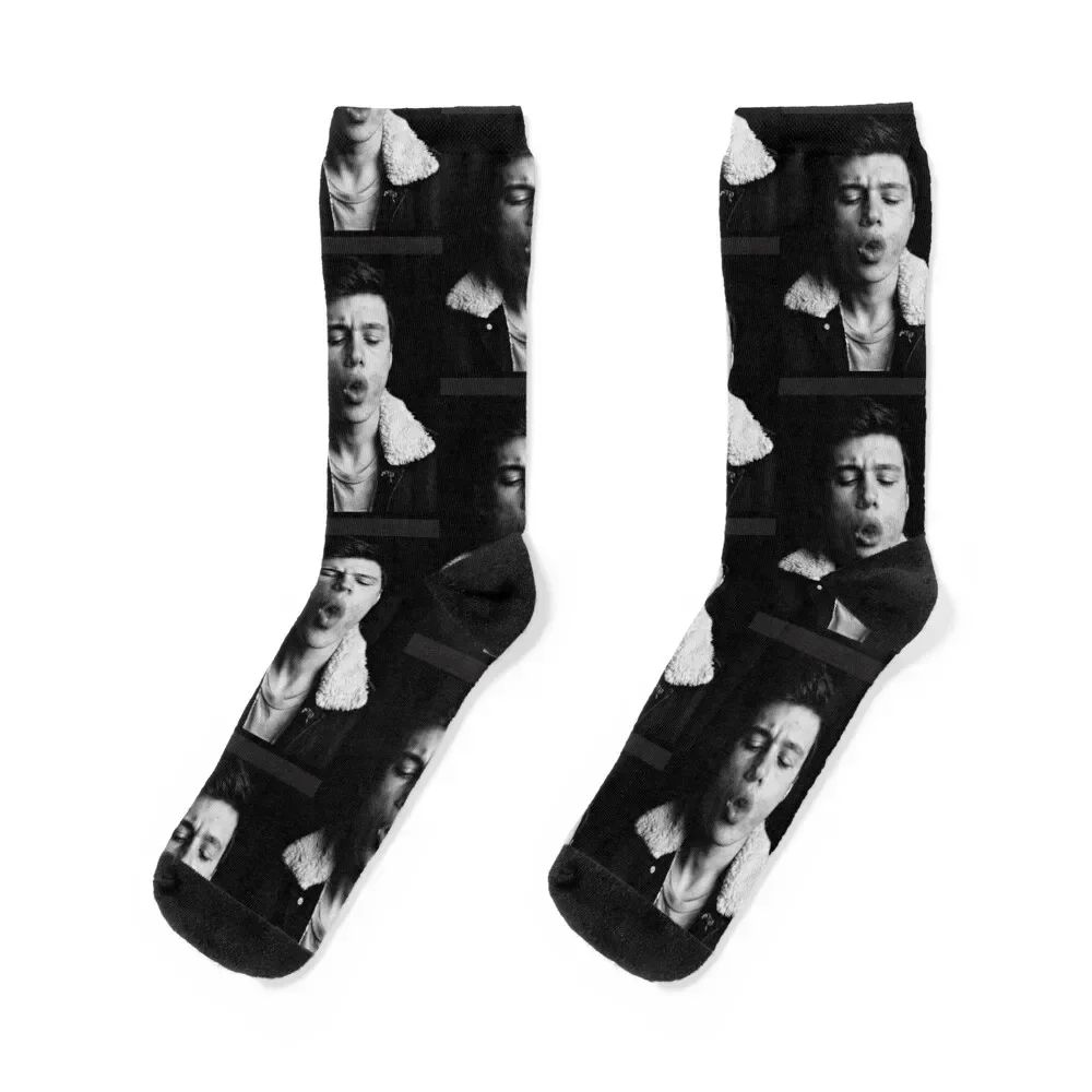 

Nick Robinson Socks crazy Men's colored valentine gift ideas Socks Men's Women's shoes cycling hiphop Socks For Girls Men's