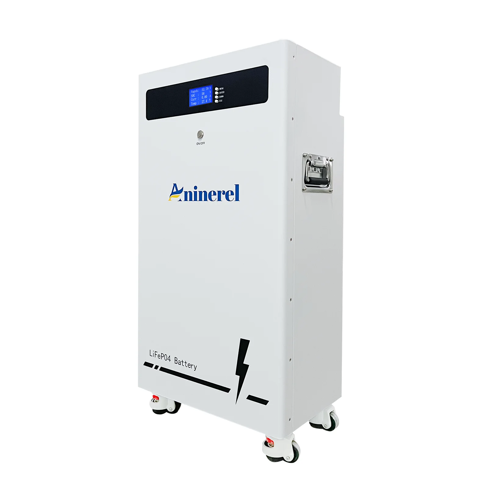 

Aninerel US STOCK 48V 314Ah LiFePO4 Battery 15Kwh solar battery 6000+ Cycles BT 51.2V 314Ah Home Solar RV Lithium Battery BMS