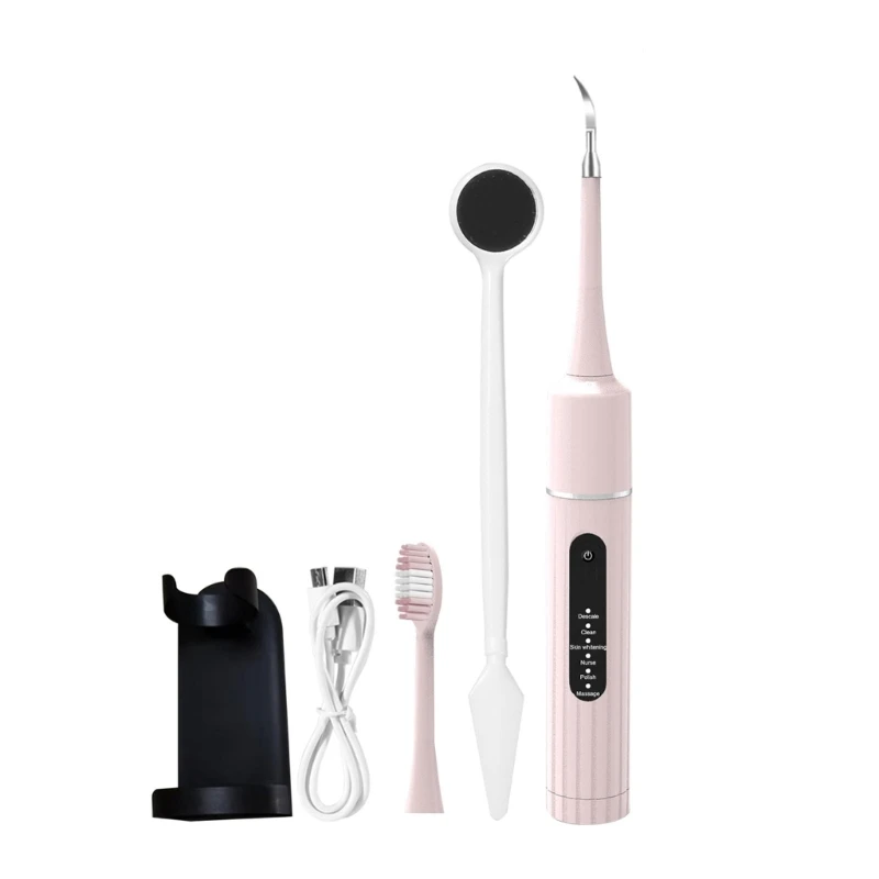 แบบพกพาทันตกรรมทำความสะอาดไฟฟ้าอัลตราโซนิกทันตกรรมทำความสะอาดฟันไวท์เทนนิ่งเครื่องมือ