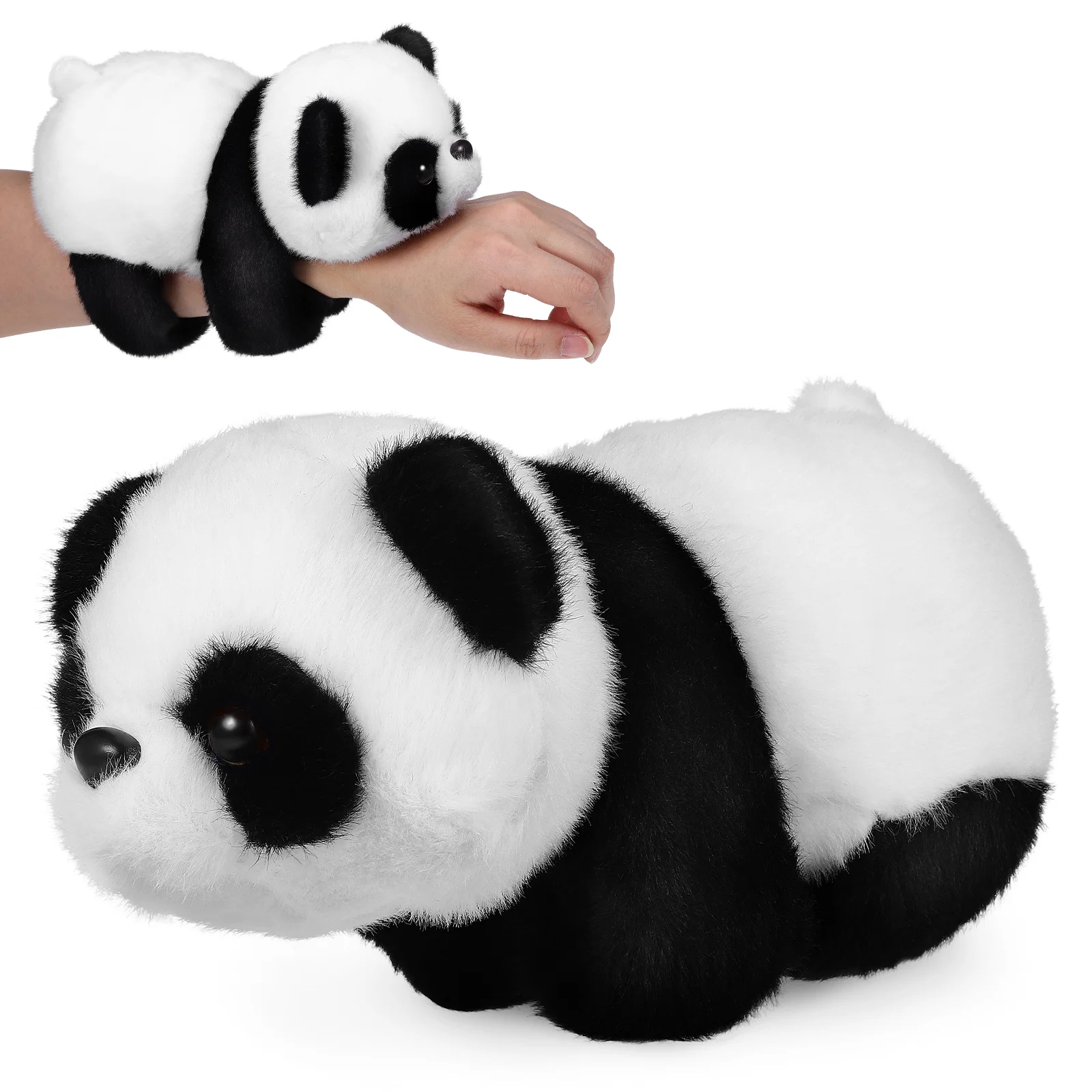 

Plush Toy Animal Bracelet Child Kids Bracelets Jungle Slap Cloth Huggers Animals