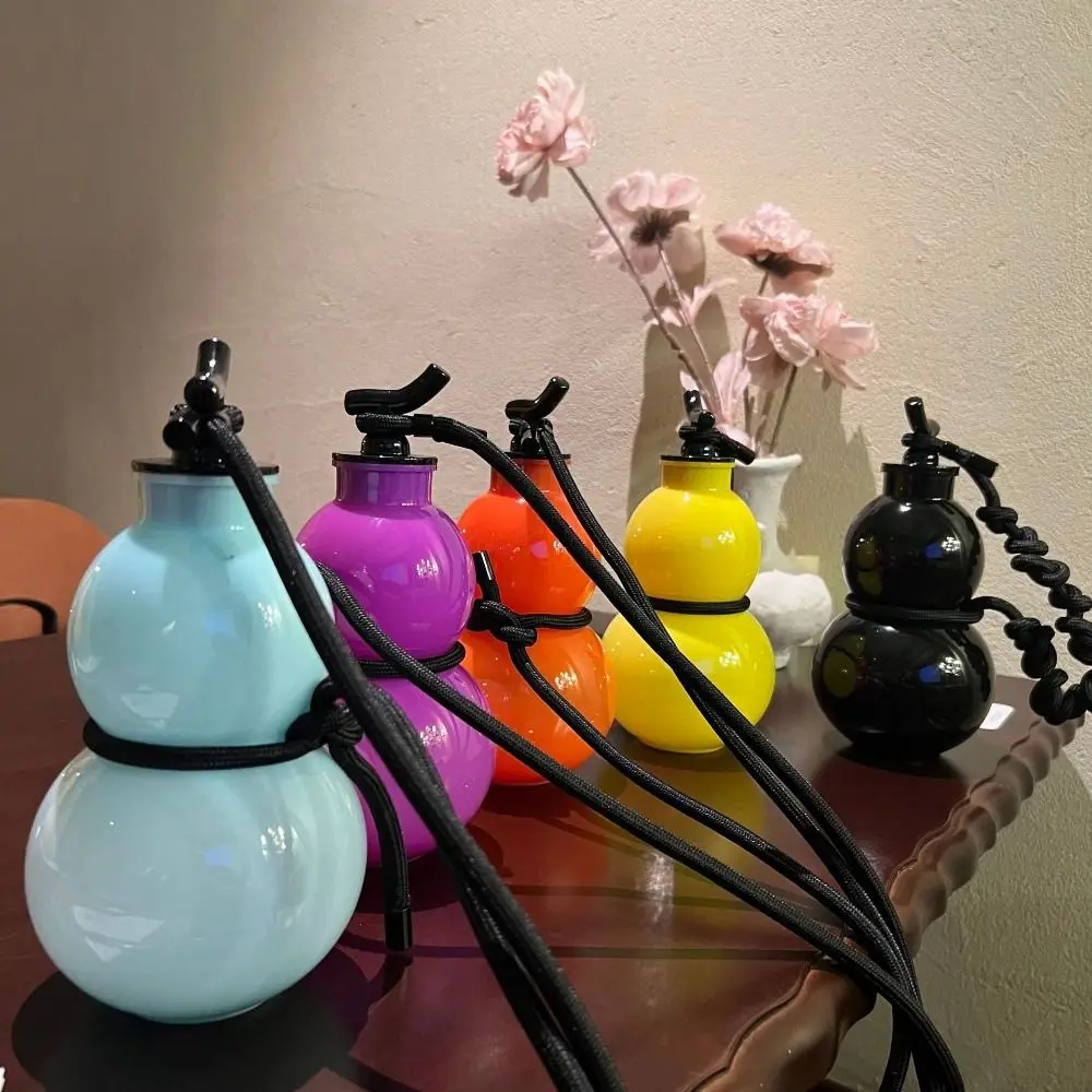 

Gourd Shaped Gourd Sports Bottle Chinese Style Retro-Inspired Vintage Water Kettle Traditional Portable Gourd Drink Bottle