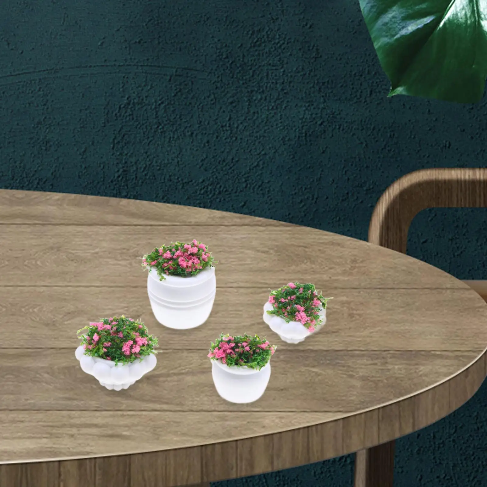 

4x миниатюрное украшение в виде кукольного домика Bonsais для макета диорамы