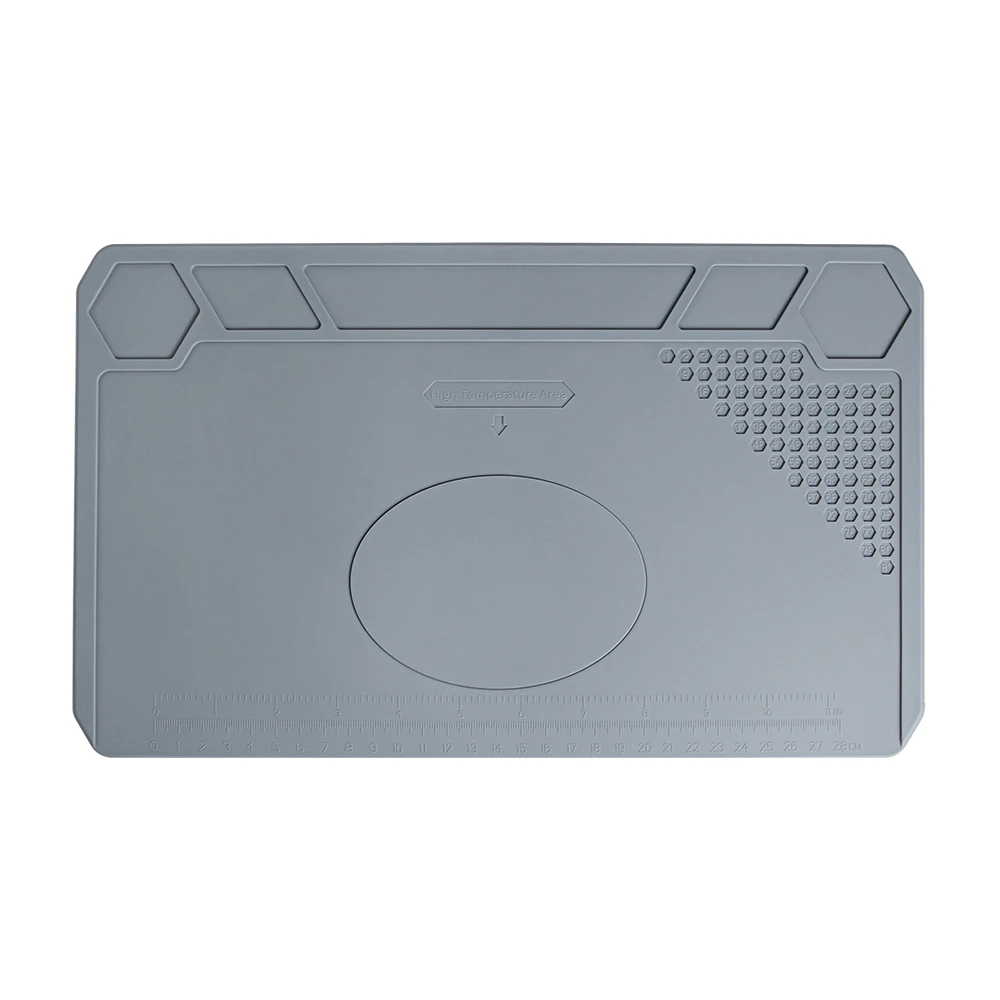 Silicone Pit Pad Work Mat Repair Mat for 1/10 Scale Remote-Controlled Vehicle Upgrades 350mm X 220mm