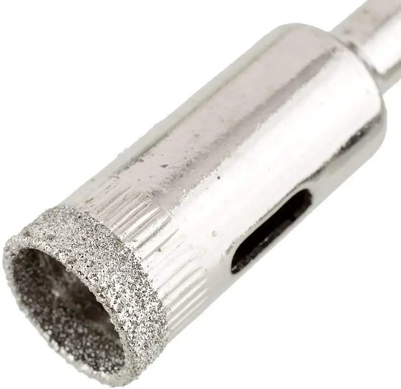 Bộ 10 Bộ Mũi Khoan 6Mm-30Mm/0.23 "-1.18" Tráng Kim Cương Nhân Kính Mũi Khoan bit Ngói Cưa Lỗ Mũi Cho Lát Đá Hoa Đồ Gốm Thủy Tinh