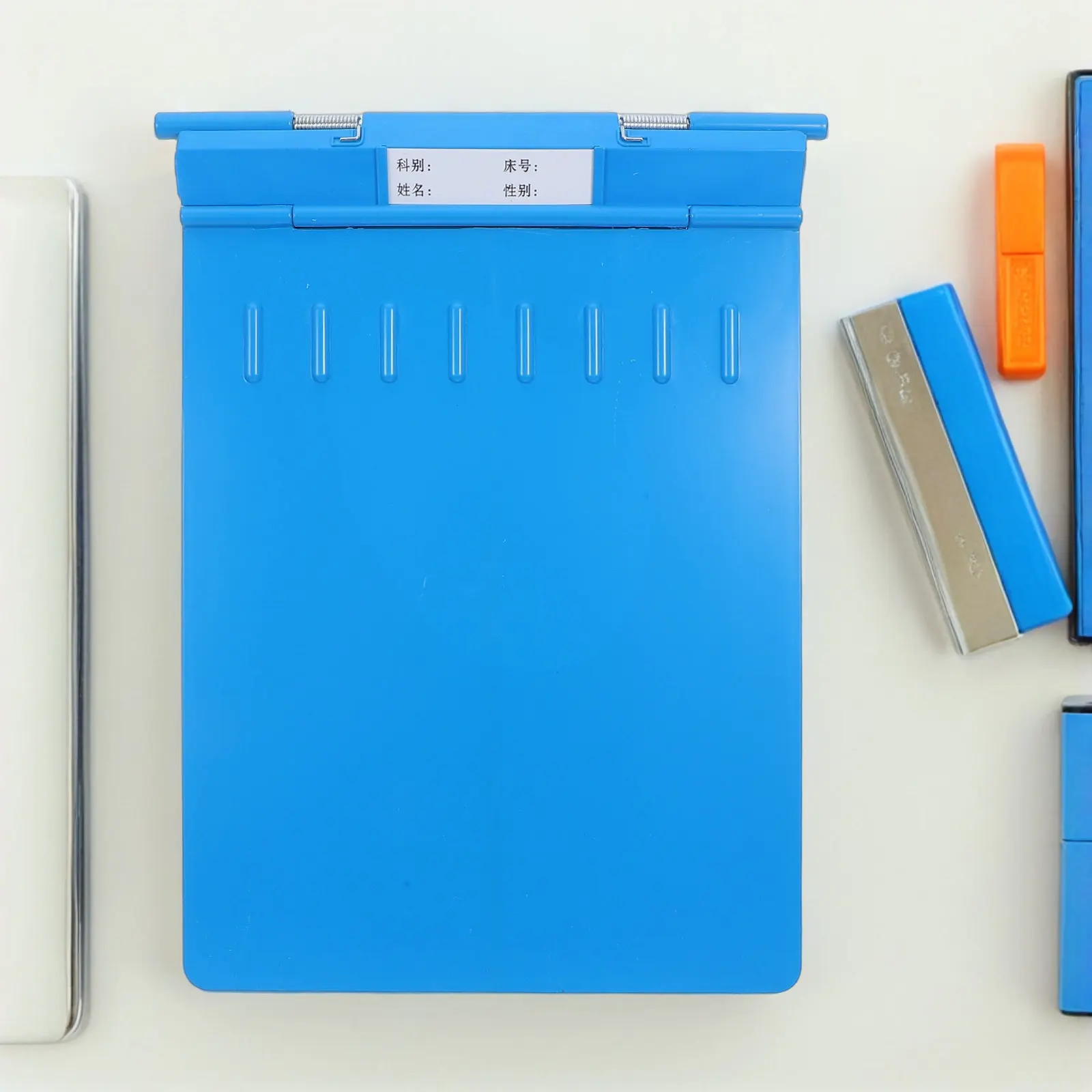 

Plastic Clipboard Blue Nursing Clip Board Waterproof Lightweight Clipboard File Holder Document Organizer Portable