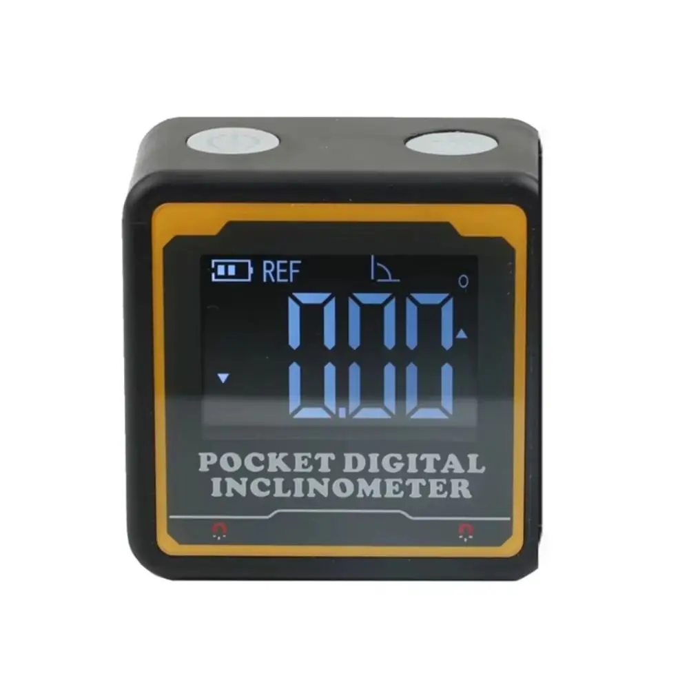 مقياس الميل الرقمي من النوع c، شاشة الإضاءة الخلفية، مقياس زاوية رقمي، منقلة مغناطيسية، قاعدة مغناطيسية، مكعب زاوية #4