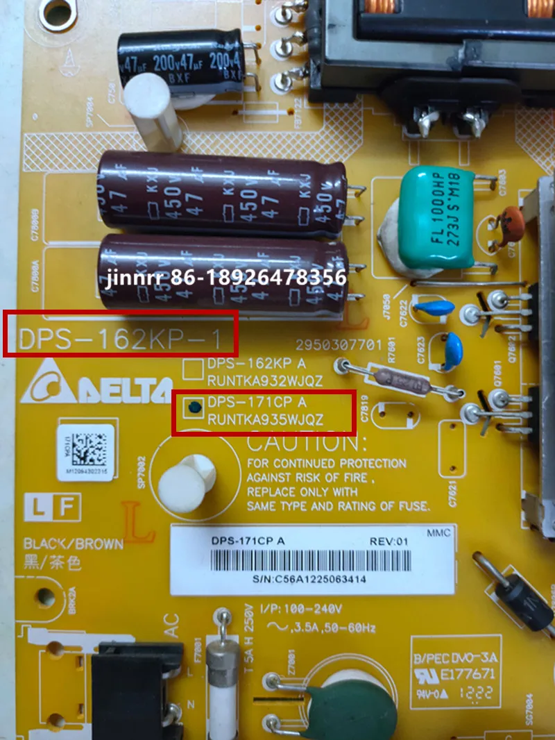 Imagem -02 - Placa de Energia Original Dps162kp-1 Dps-171cp a Runtka935wjqz