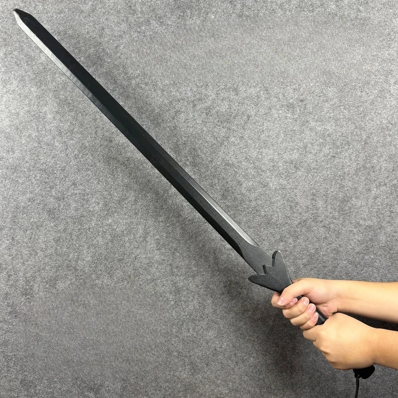 

100cm/33.37in Wooden Toy Long Sword Katana Practice Training Cosplay Props Game Peripherals Collectible Outdoor Toy Model Gifts