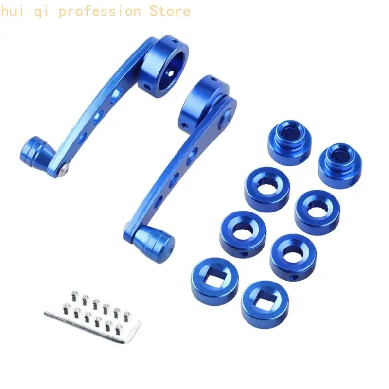 Manueller Ersatz-Fenstergriffsatz, Fahrzeugkurbel aus Aluminium für die Reparatur und Restaurierung von Innenfenstermechanismen – Detail 10