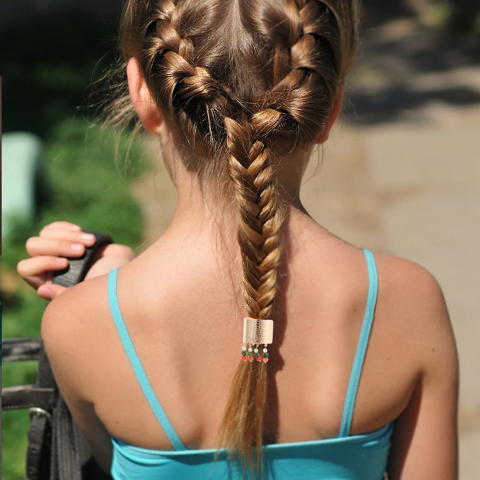 

2Pcs Elegant Ponytail Buckle New Chinese Style Boho Tassel Hair Clip Party Travel Daily Wear Accessories Asian Hair Accessories