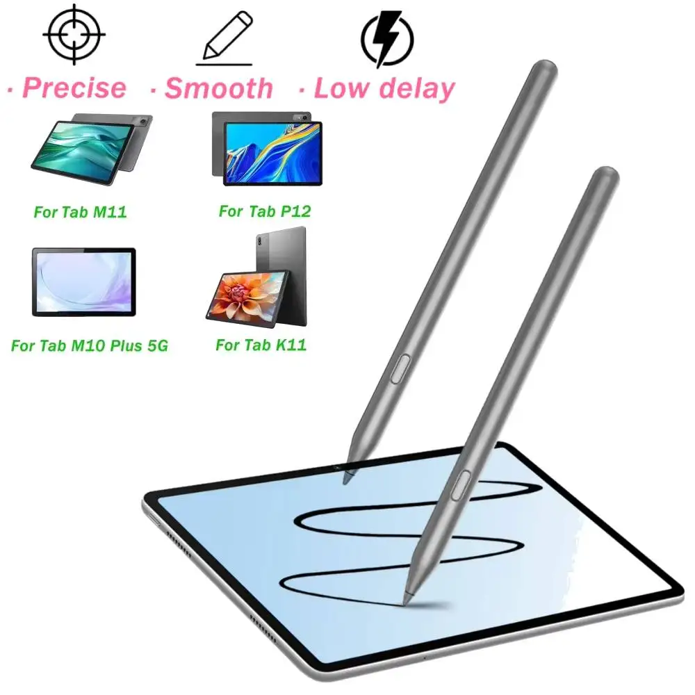 

Универсальный стилус Tab Pen Plus для Lenovo Tab Pen Plus AP500U AP501U, перезаряжаемый Bluetooth-стилус для Lenovo Tab M11, Tab P12, Tab K11/K11 Plus