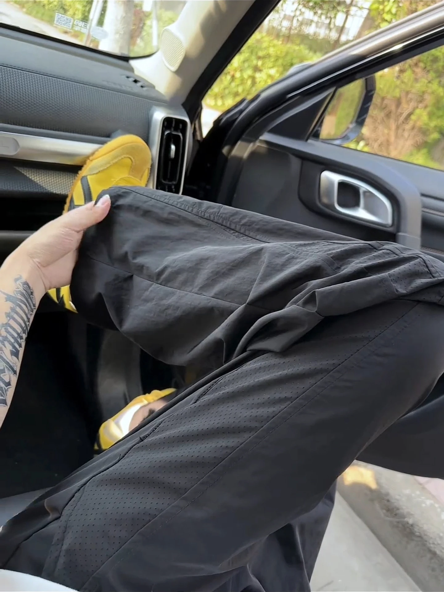 

Men's Summer Lightweight Qui Dry Ice Silk Casual Pants Breathable Me Side ket Straight Leg Drapey Comfortable Spor T...