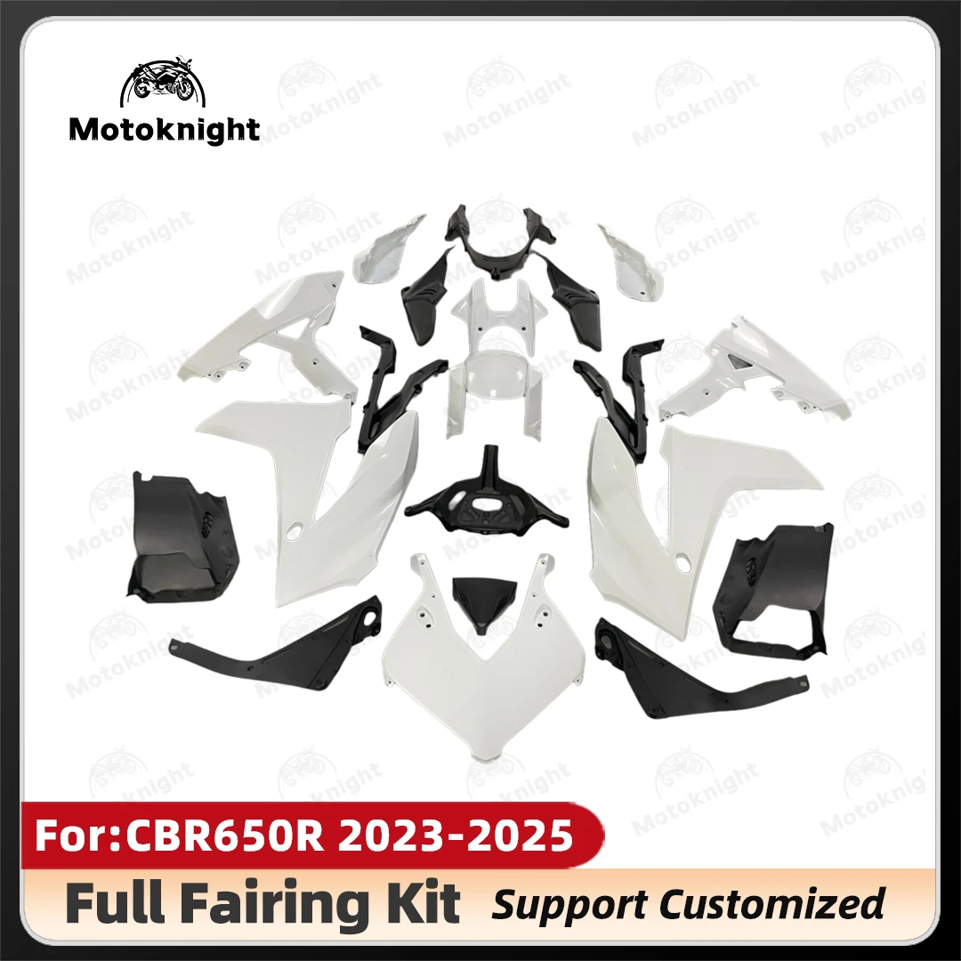 

Новый комплект обтекателей для мотоцикла из АБС-пластика, подходит для Honda CBR650R 2023 2024 2025, полный комплект обтекателей, окрашенный кузов, 4 подарка