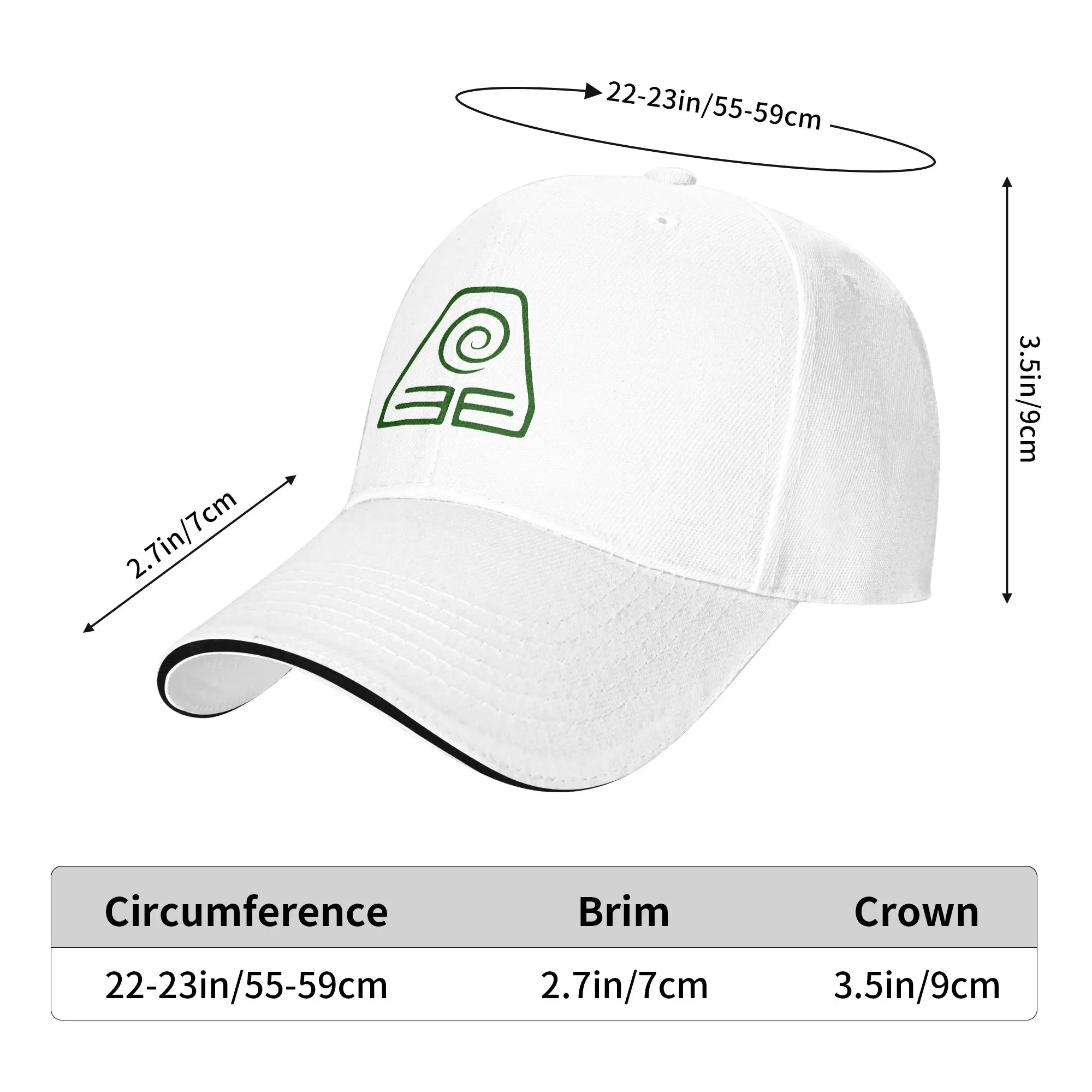 Avatars Airbender Elements Baseball Cap  Trendy Hip Hop Hats Summer Unisex Men Outdoor Gym Snapback Cap