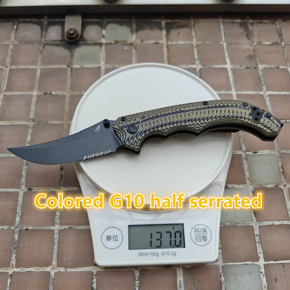 JUFULE 865 Mini Bedlam Best Foam Carbon Fiber / G10 Washers Folding Pocket EDC Tool Camping Hunt Mark S90V Blade Outdoors Knife - view 6