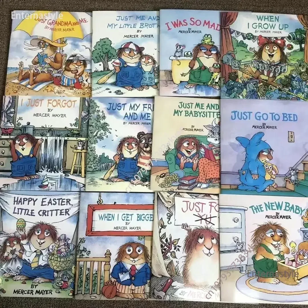 24 Sets of Little Hairy Man and Little Hairy Monster Series Children'S Story Books Recommended By Wang Peijun Difuya