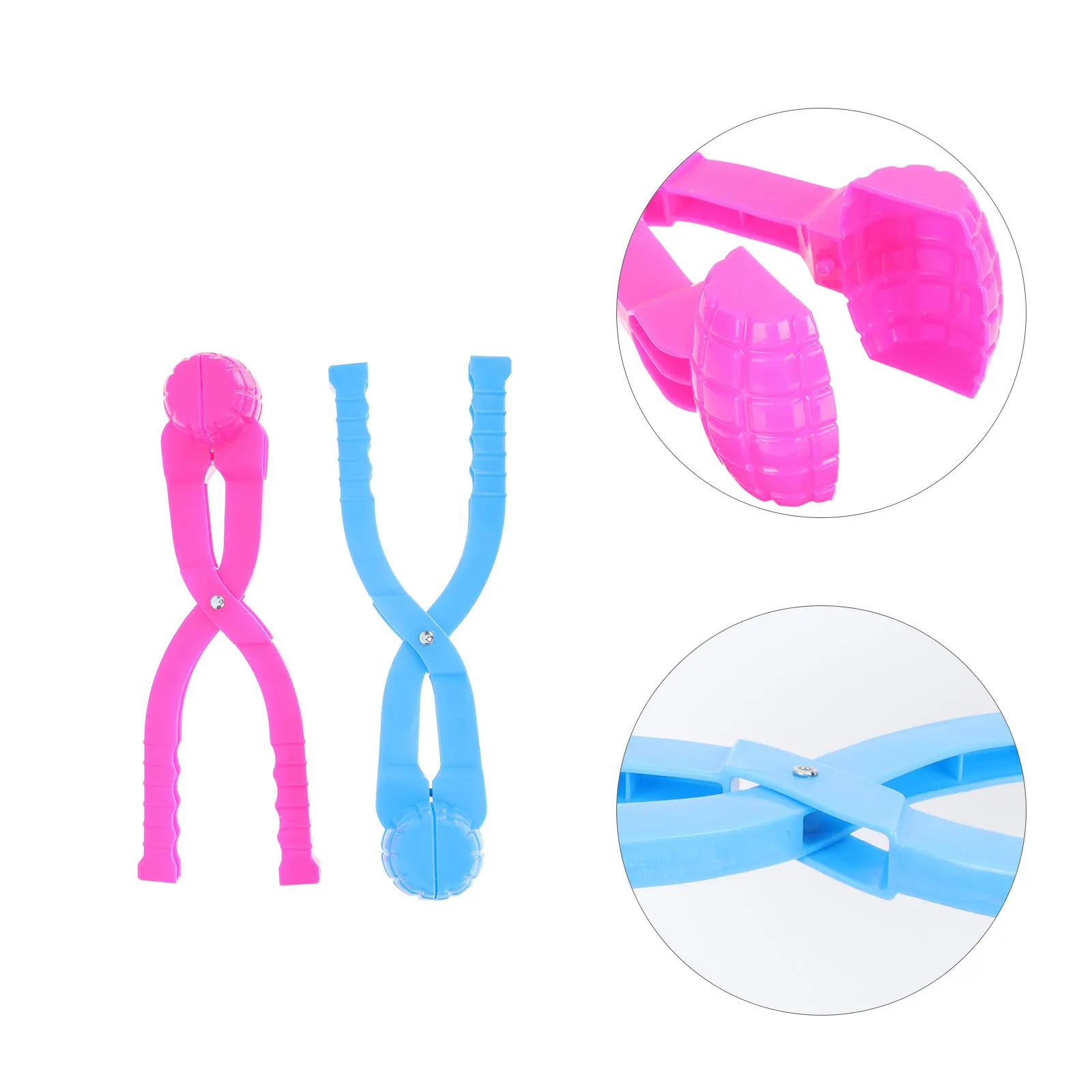 Jouets à Clip en plastique lisse, Compact, facile à ranger, outils de fabrication de relations pour enfants en plein air, 2 pièces