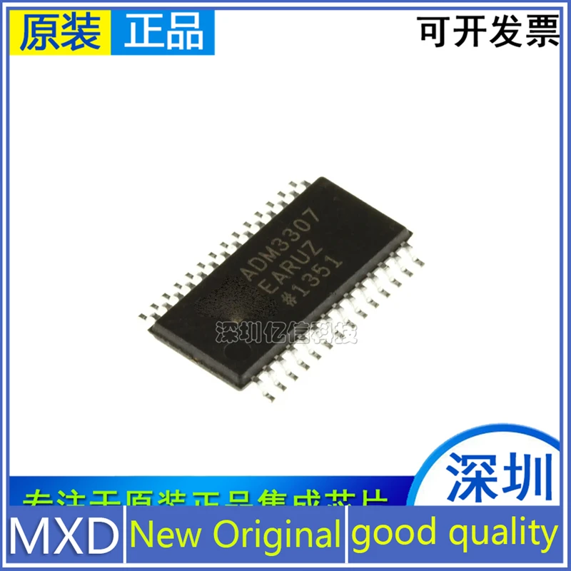 

5Pcs/Lot New Original ADM3307EARUZ TSSOP28 RS-232 Line Driver Transceiver IC Genuine In Stock Good Quality