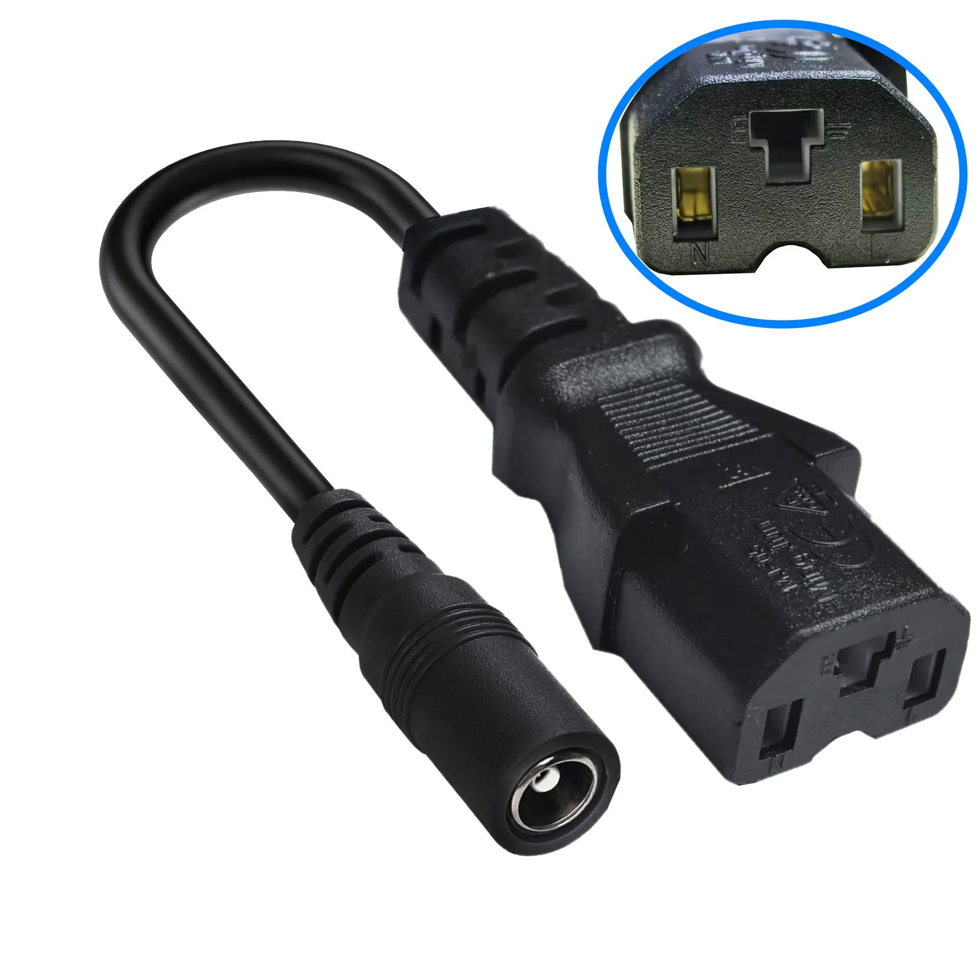 DC 5.5X2.1 To M12 M16 3Pin XLR RCA IEC 3P 8016 5525 Connector Cable Adapter for Scooter Electric Bike Charger Accessories Plug