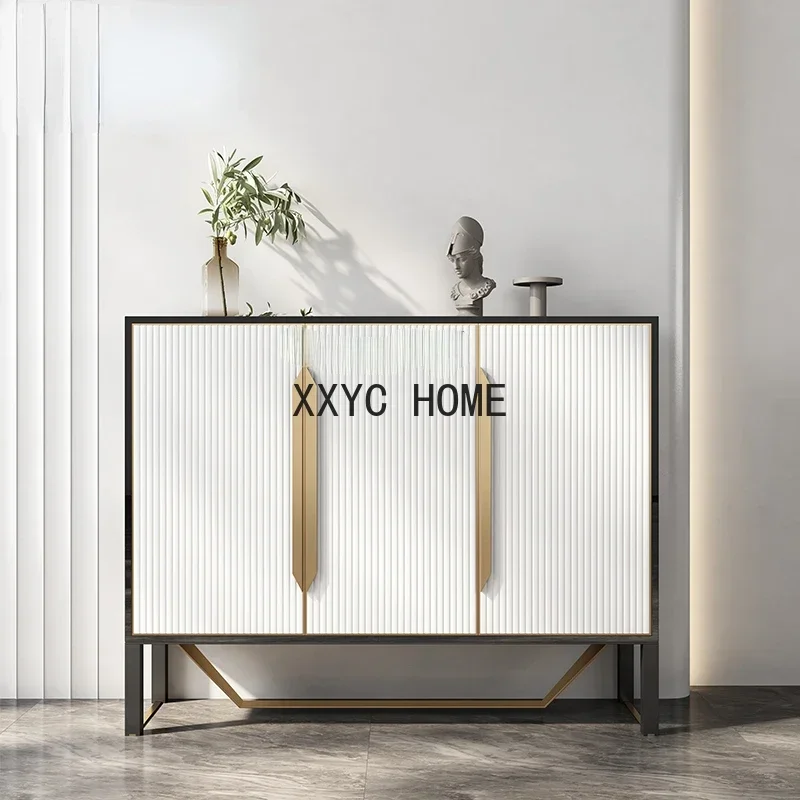 

Home Hallway Modern Foyer Entrance Cabinet Villa Living Room Solid Wood Shoe Cabinet