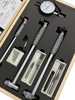 ETOPOO Dial Bore Gage Set Deep Engine Hole Measurement Tools 18-50/50-100/100-160mm with 0.01mm Dial Bore Indicator