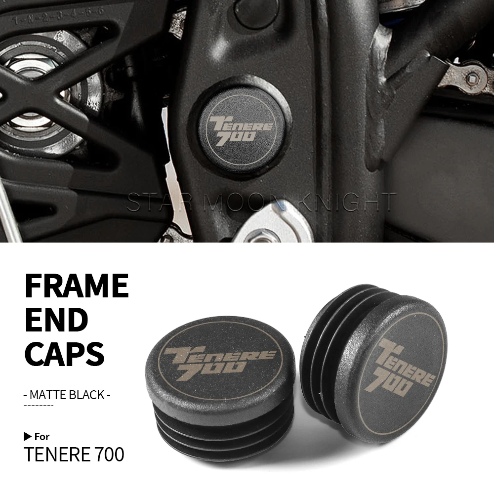 

Motorcycle Frame Hole Cover Caps Plug For Yamaha Tenere 700 2019-Rallye Edition 2021-Raid World Raid Prototype 2022-Accessories