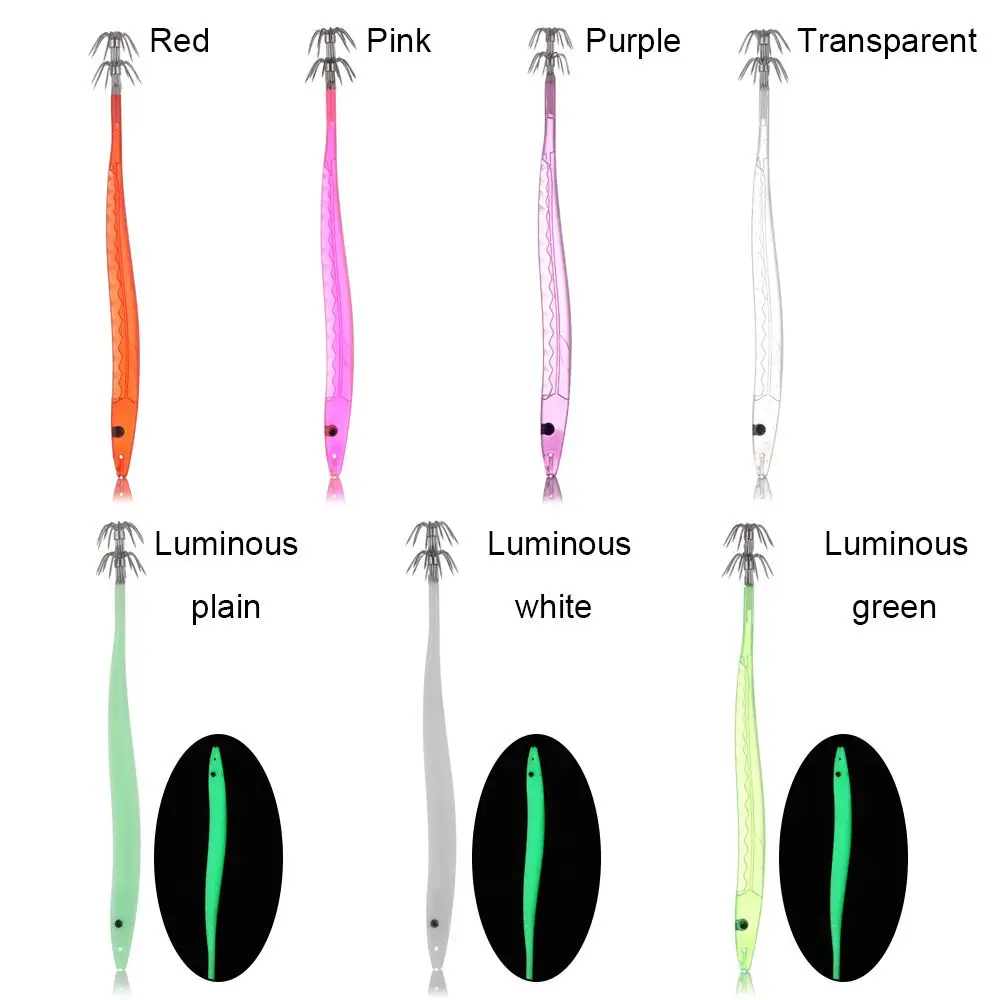 Luminous Umbrella Gancho para pesca de lulas, isca artificial, Jigging Lure, Equipamento de pesca, polvo, choco