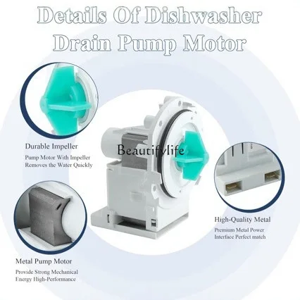 A00126401 bpx1-90e dishwasher drain pump motor for dishwasher 120V
