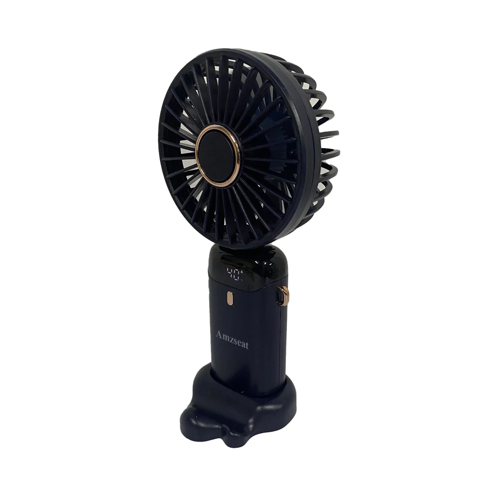 Amzseat Portable electric fan, Mini Fan Powerful Small Personal Portable Fan, USB Rechargeable