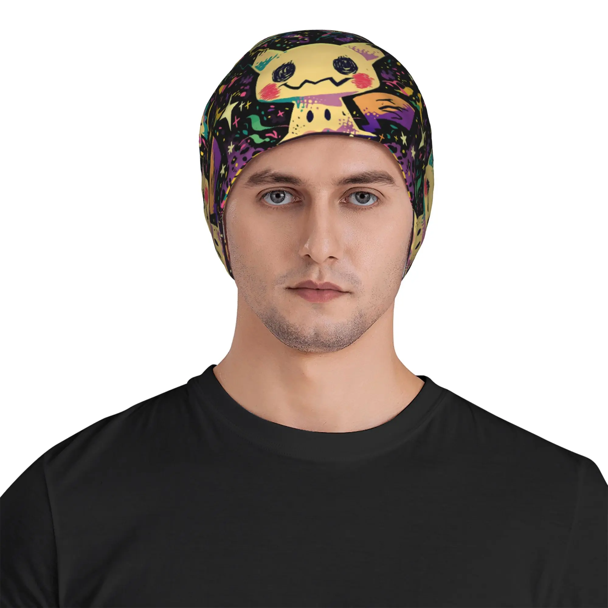 Autumn Styles Bonnet  Men Women's Thin Hat Pokemon Mimikyu Spotted Worn Collage Summer Cap Design Skullies Beanies Caps