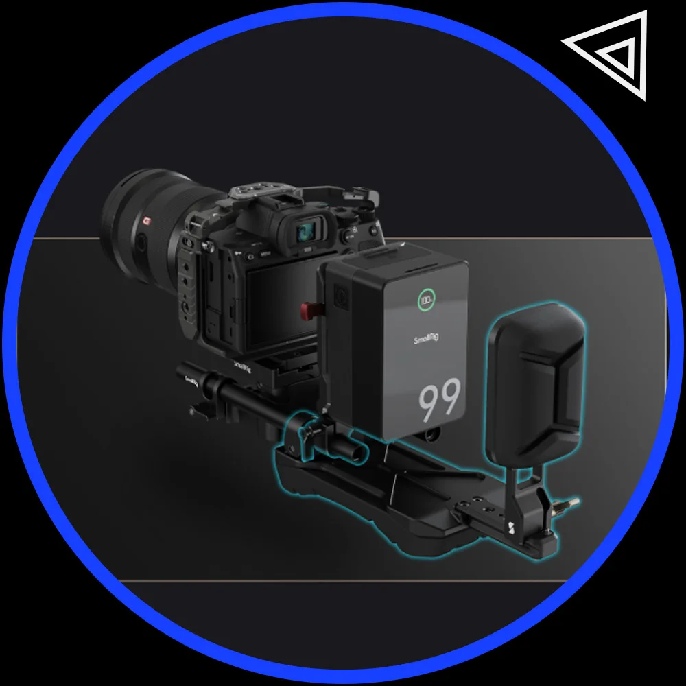 Универсальная наплечная накладка SmallRig с двойным стержнем 15 мм, наплечная накладка, задняя накладка с мягкой подушкой 5153