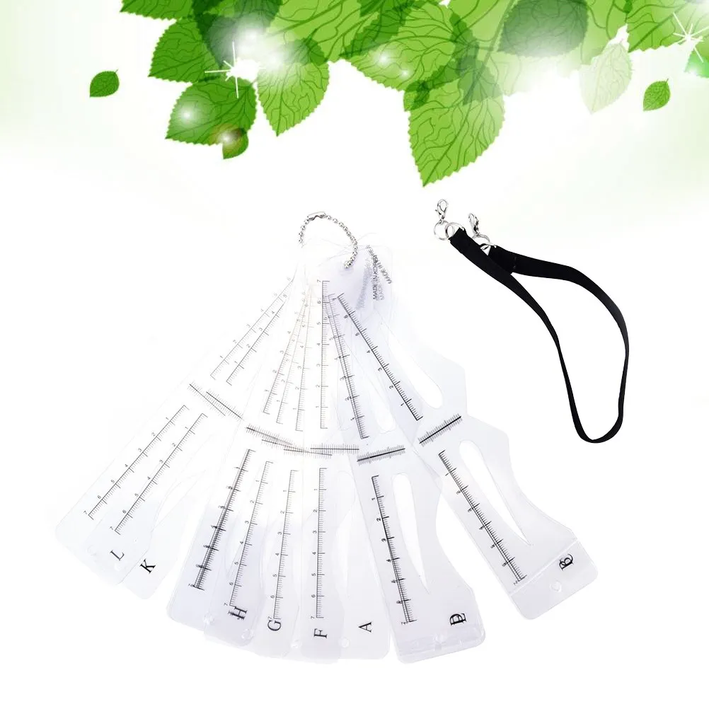 1Set Eyebrow Templates Stencils with Headband Reusable Brow Shaping Tools for Salon Personal Use Eyebrow Cards