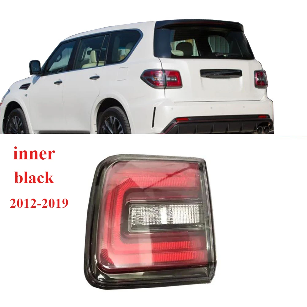 

1 Piece Black Inner Led Taillight for Nissan Patrol Y62 2012-1019 Rear Lamp for Y62 Tail Light Rear Parking Warning Lamp L or R