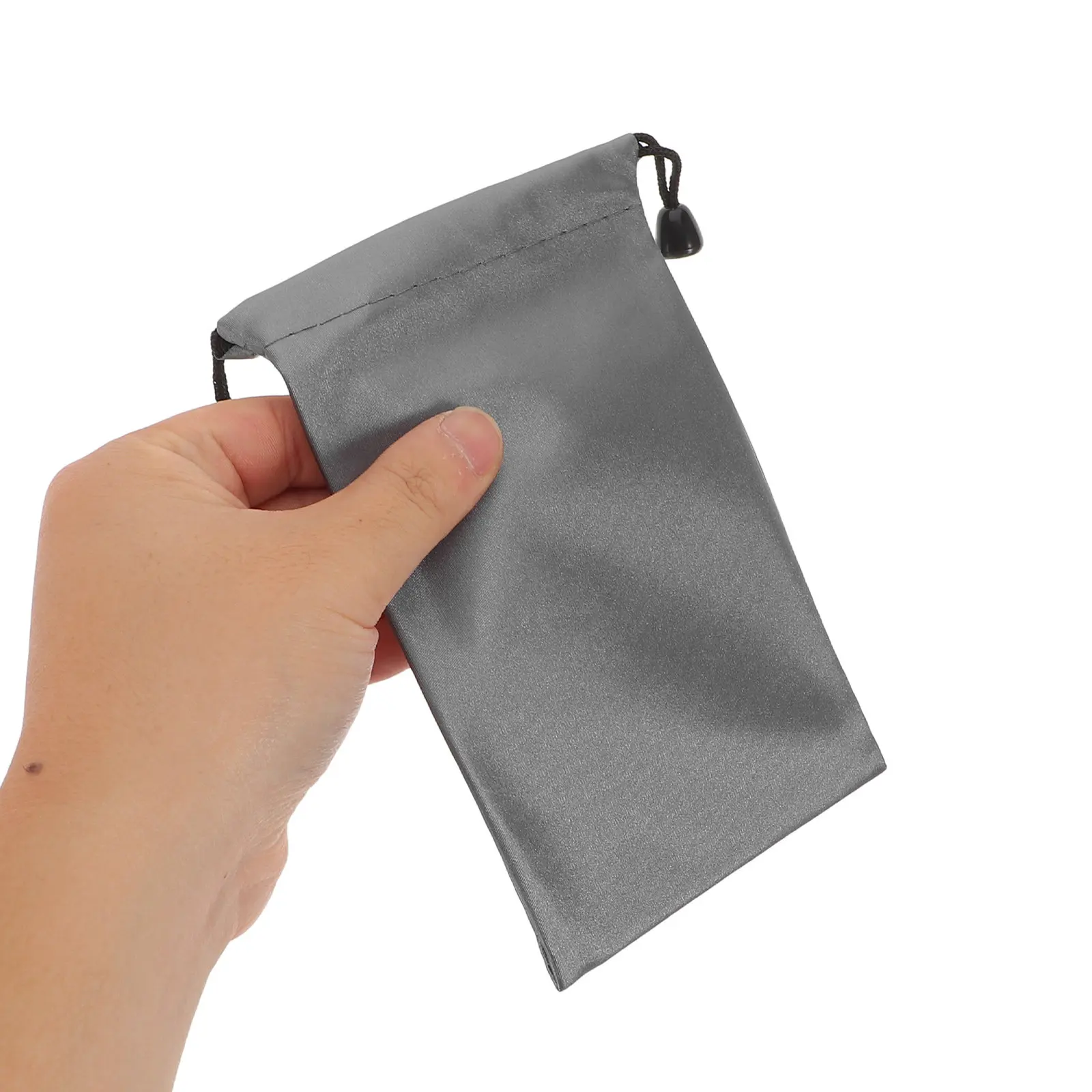 5Pcs Quick Access Drawstring Cable Bag Nylon Power Bank Carrying Case Travel Organizer for Chargers Cables Batteries Tech